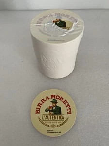 Packof Approx 100 Birra Moretti Lager - Beer Mats Drip Mats Coasters - Picture 1 of 6