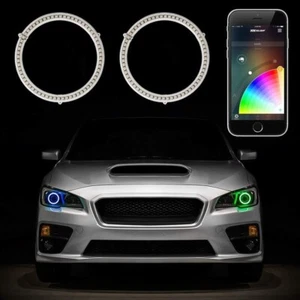 XKGLOW XK042008-100 2x100mm RGB Switchback Halo XKCHROME Smartphone App - Picture 1 of 5