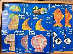 Yarn Art Assort Shapes Pre Cut Plastic Canvas Art Craft 14 Count Bucilla Project - Picture 1 of 11