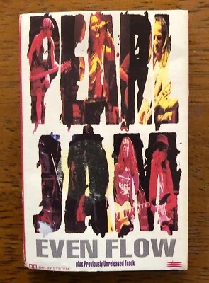 PEARL JAM -  Even Flow  AUDIO CASSETTE TAPE IN VGC - B3 - Image 1 of 3