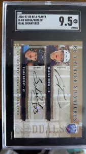 2006-07 UPPER DECK BE A PLAYER DUALS MARIAN HOSSA/SLAVA KOZLOV #D-KH - Picture 1 of 2