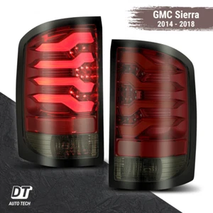 Lámpara de freno LED estilo óptico Alpharex 2014-2018 Sierra 1500 - humo rojo - Imagen 1 de 6