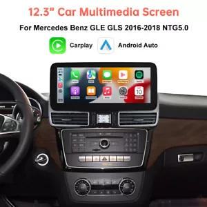 Per Benz GLE GLS Wireless CarPlay Touchscreen Multimedia Autoradio Android Auto - Foto 1 di 12