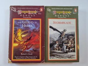 Dragon Lance Heroes Volume 1 & 2 Legend of Huma Stormblade Paperback - Picture 1 of 17
