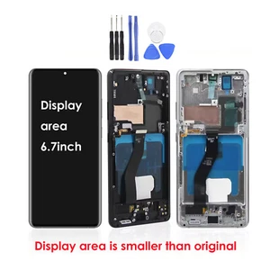 OLED Display Touch Screen Digitizer Frame Assembly For Samsung Galaxy S21 Ultra - Picture 1 of 11