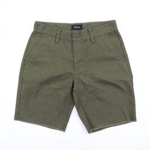 Brixton Toil II Chino Short Men's 30 x 9" Military Green Twill Workwear Stretch - Picture 1 of 10