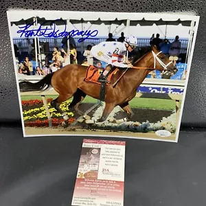 KENT DESORMEAUX BIG BROWN 2008 PREAKNESS STAKES SIGNED 8x10 Photo JSA /Coa - Picture 1 of 1
