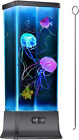 Electric Jellyfish Tank Table Lamp with Color Changing Light for Home Deco 