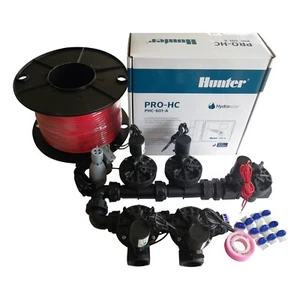 Hunter 6 Station Pro-HC WiFi Irrigation*Outdoor* 5x25mmSolenoids,RainSensor,Wire - Picture 1 of 3