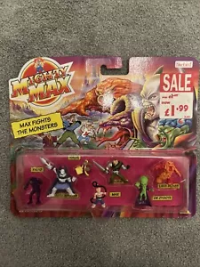 Mighty Max Max Fights The Monsters 1994 Bluebird Sealed - Picture 1 of 2