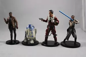 Disney Star Wars R2-D2 y Poe Dameron Finn Figura Plataforma PVC Cake Topper Rey - Imagen 1 de 9