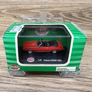 Model Power Minis 19253, 1969 Chevy Camaro SS396 Convertible, Red 1/87 HO Scale - Picture 1 of 6