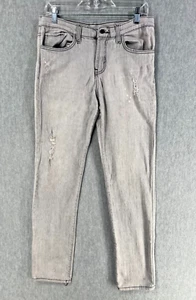 Neo Blue Jeans Herren 32 grau Denim Medium Wash Distressed Made in USA 31Wx30L - Bild 1 von 12
