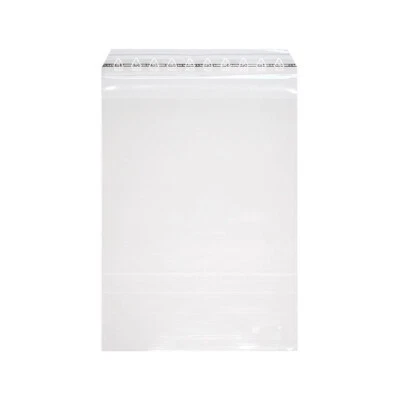 Adhäsionsverschlussbeutel klar 70my Folienbeutel Polybeutel selbstklebend LDPE - Bild 1 von 4