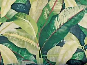 Green Tropical Foliage Outdoor Upholstery Fabric 57 x 192" (5.3 yds) - Picture 1 of 2