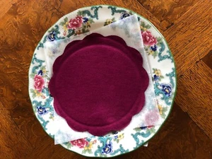 Royal Doulton Booth's Floradora TC1127 Green Trim 8 1/2" Salad Plate Set of 8 - Picture 1 of 11