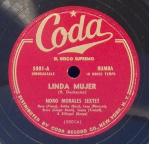 Noro Morales Sextet (Latin) 78 Linda Mujer / Begin The Beguine BX2B - Picture 1 of 2