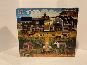 Westcott`s Black Cherry Harbor Charles Wysocki Americana 1000 Pc Puzzle MB - Picture 1 of 1