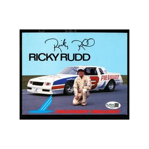 Ricky Rudd Nascar Autographed Signed Piedmont Airlines 1982 6x9 Postcard - Picture 1 of 2