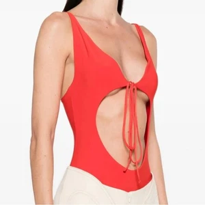 Neu ohne Etikett Aleksandre Akhalkatsishvili schwarzer Body mit Cut-Outs zum Binden Größe S - Bild 1 von 8