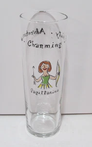 Pottery Barn Sternzeichen Was ist dein Zeichen Schütze 7" groß Cocktail Getränk Glas - Bild 1 von 6