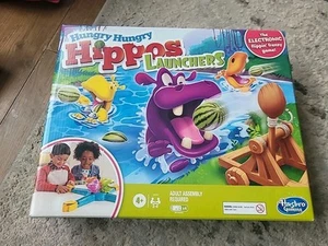 Hungry Hungry Hippos Launchers Kids Party Family Board Game Ages 4+ Hasbro Toys - Picture 1 of 2