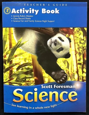 4th Grade - SCIENCE - ACTIVITY BOOK - TEACHER EDITION (2006, Foresman) - Image 1 of 4