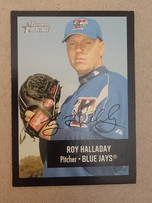 2003 Bowman Heritage - Roy Halladay #69 Black Facsimile Signature - Image 1 of 2