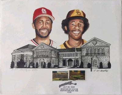 Ozzie Smith Limited Ed. Print No. 12/100, July 28th, 2002 Induction Hall Of Fame - Image 1 of 4