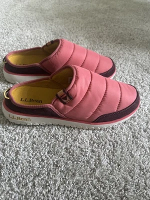 L.L.Bean Mountain Classic Quilted Slides Women’s Size 9 Pink - Image 1 of 4