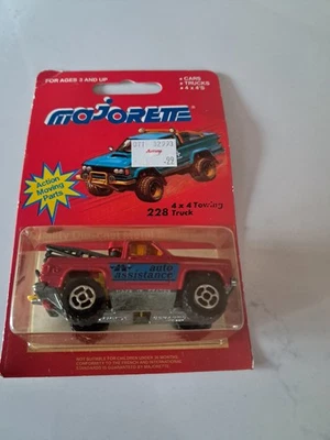 Camión de remolque Majorette vintage ~228 ~ 4x4 ~ ¡Nuevo en tarjeta sellada! ~ ¡FRANCIA! Foto 1 de 4
