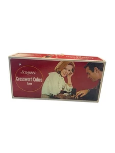 Vintage Scrabble Crossword Cubes Game. No 93 By Selchow & Righter Co. - Picture 1 of 5