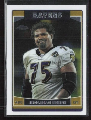 2006 Topps Chrome #60 Jonathan Ogden Baltimore Ravens QTY (V) - Image 1 of 2