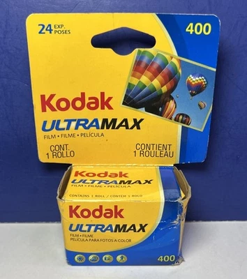 Película a color Kodak Ultramax 400 35 mm - 24 exposiciones 1 rollo sellada caducada 01/2017 Foto 1 de 4