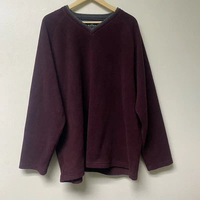 Consensus Mens XL Long Sleeve V-Neck Sweater Soft Pullover - Image 1 of 4