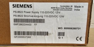 SIEMENS SICAM A8000 PS-8622 POWER SUPPLY 6MF28622AA00 FF - Picture 1 of 7