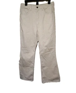 Levi's Women's Cream 70's high flare Trousers 30 waist - Picture 1 of 15