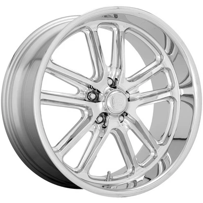 US Mags U131 Bullet 22x11 5x5" +18mm Chrome Wheel Rim 22" Inch Foto 1 de 4