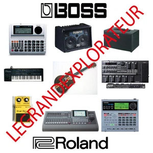 Ultimate ROLAND & BOSS Repair Service Manual & notes 415 PDF manuals on DVD - Picture 1 of 1