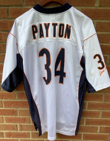 WALTER PAYTON COLLECTION VINTAGE #34 CHICAGO BEARS EXCLUSIVE SHOP HOME JERSEY XL Cover