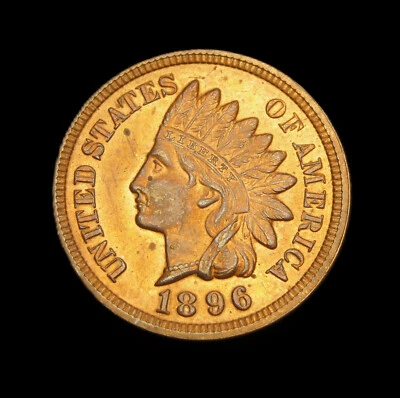 1896 Indian Head Cent BU++++ - Image 1 of 2