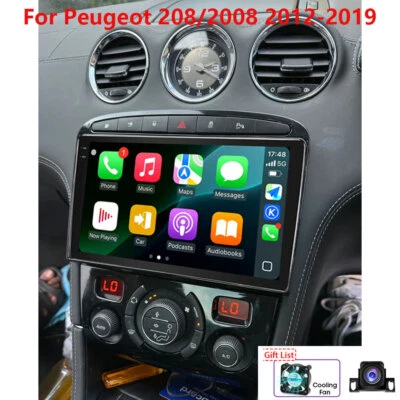 4-64G Wireles Carplay For Peugeot RCZ/308 2008-14 Android Car Stereo Radio WIFI - Image 1 of 4