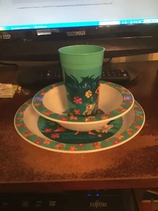 DISNEY MOANA 2 BREAKFAST BOWL ,PLATE,CUP BIRTHDAY CHRISTMAS FOOD CEREAL - Picture 1 of 3