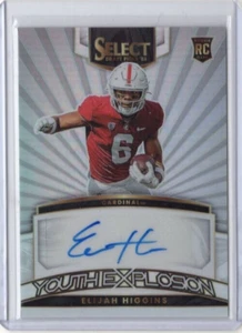 ELIJAH HIGGINS NCAA 2023 Panini Select Draft Silver RC Auto #YS-EHI Card - Picture 1 of 2