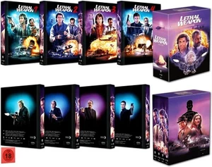 Mediabook LETHAL WEAPON 1 2 3 4 Collection 5 BLU-RAY + 3 DVD Schuber MEL GIBSON - Bild 1 von 1