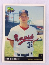 1991 Niagara Falls Rapids-Classic BEST Baseball Card-Ben Blomdahl