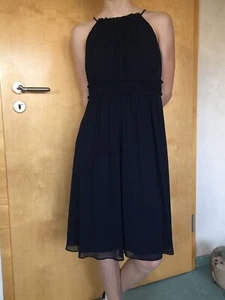 Marie Lund Cocktail-Kleid Abschlussball Konfirmation Jugendweihe Gr. 34 blau NEU - Bild 1 von 12