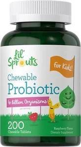 Chewable Probiotics for Kids | 200 Tablets | 6 billion CFUs | by Carlyle - Picture 1 of 8
