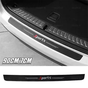 Carbon Fiber Sport Style Car Trunk Protector Corner Trim Sticker Car Accessories - Picture 1 of 9
