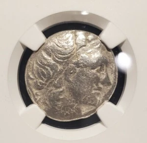 NGC AUTHENTIFIZIERT F PTOLEMÄUS XII 80-51 v. Chr. (Jr 13) 69/68 v. Chr. TETRADRACHM - Bild 1 von 3